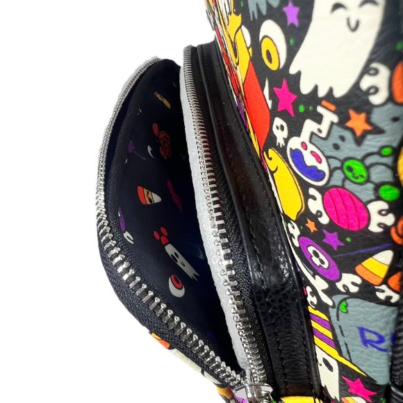 Disney Loungefly Mini Backpack Halloween Trick Or Treat Mickey Minnie - Picture 4 of 9